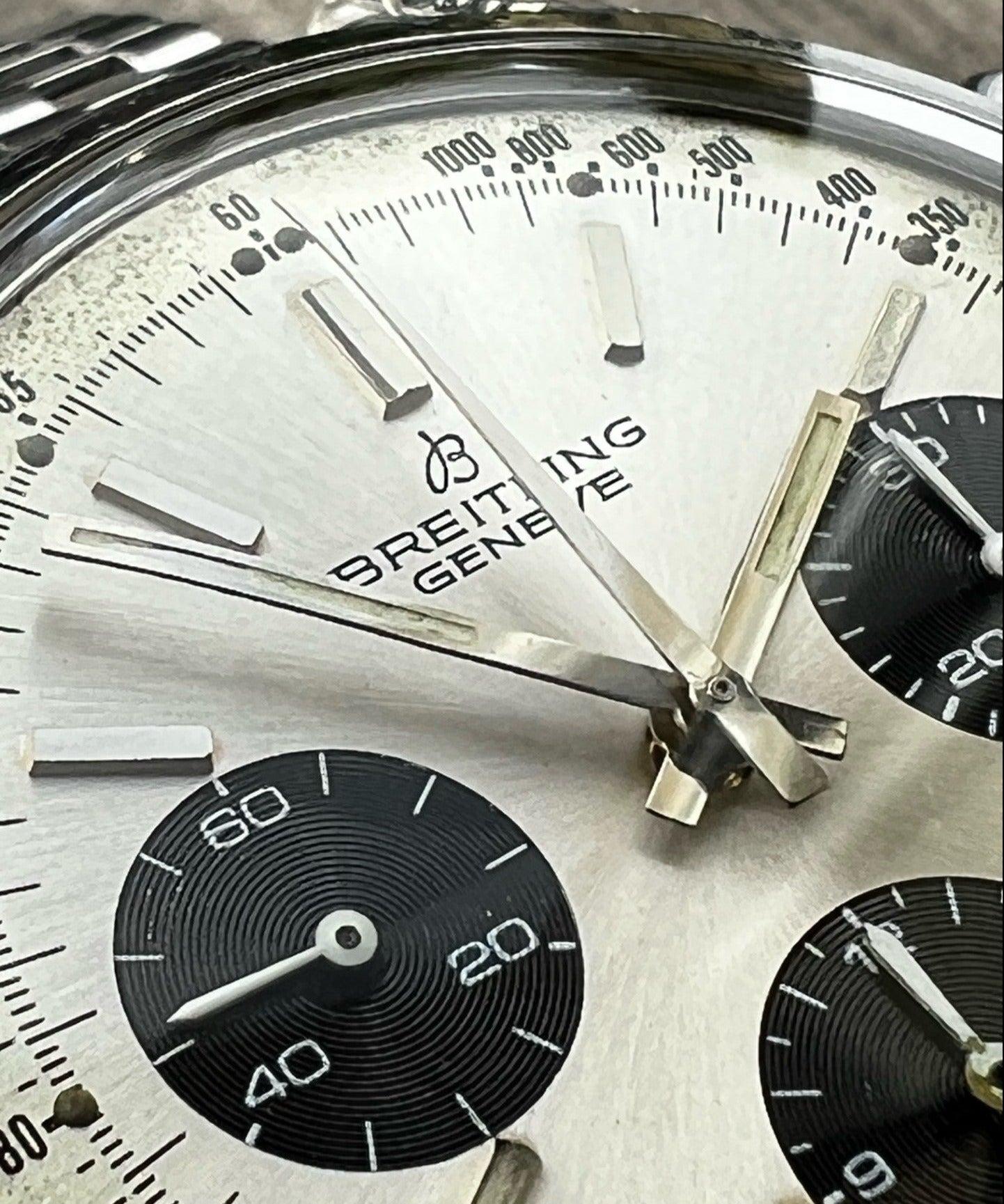 Ref 815 Breitling 815 Chronograph 3510.50.00 - on RARE Original Breitling Sign ...