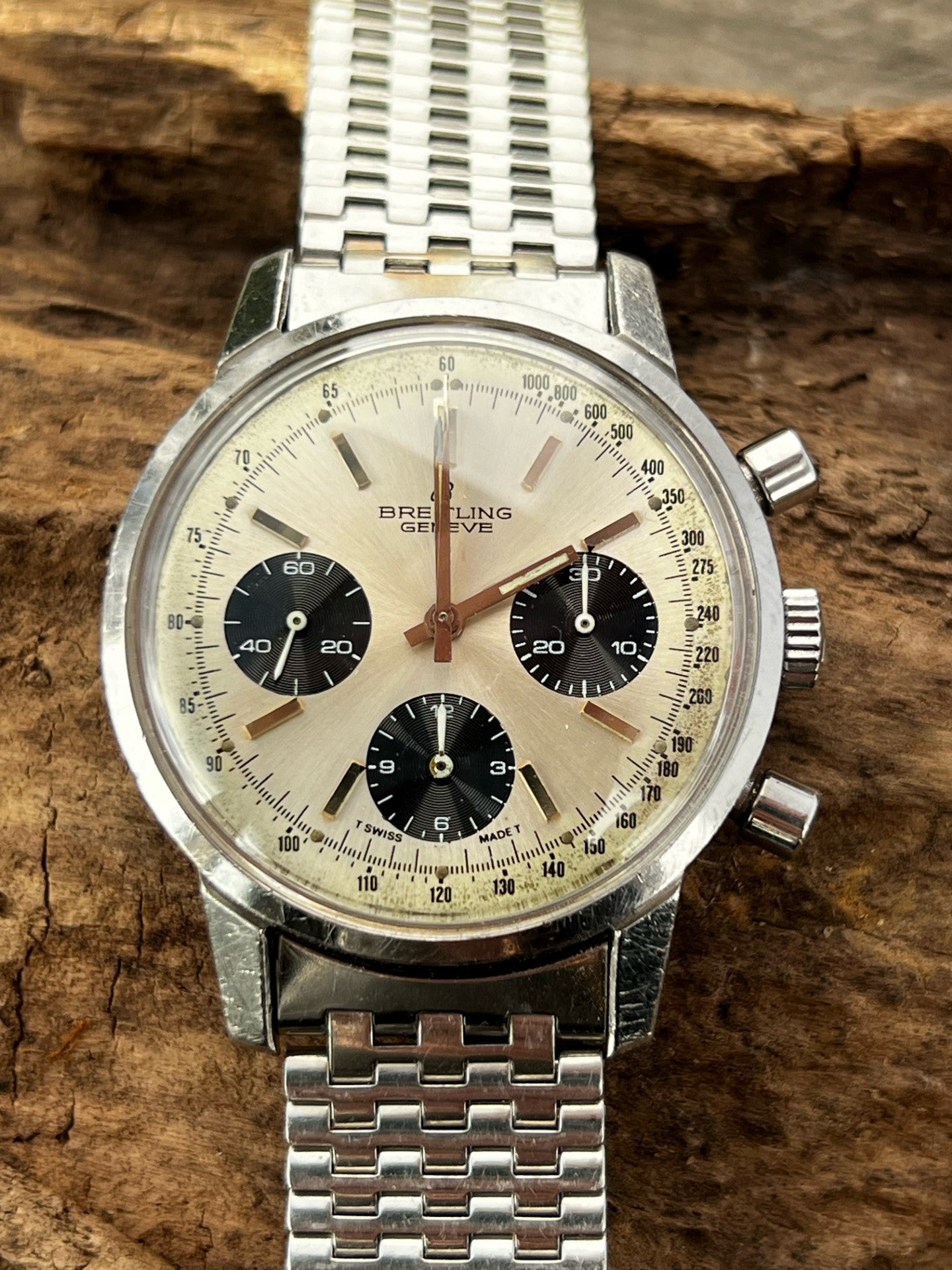 Ref 815 Breitling 815 Chronograph 3510.50.00 - on RARE Original Breitling Sign ...