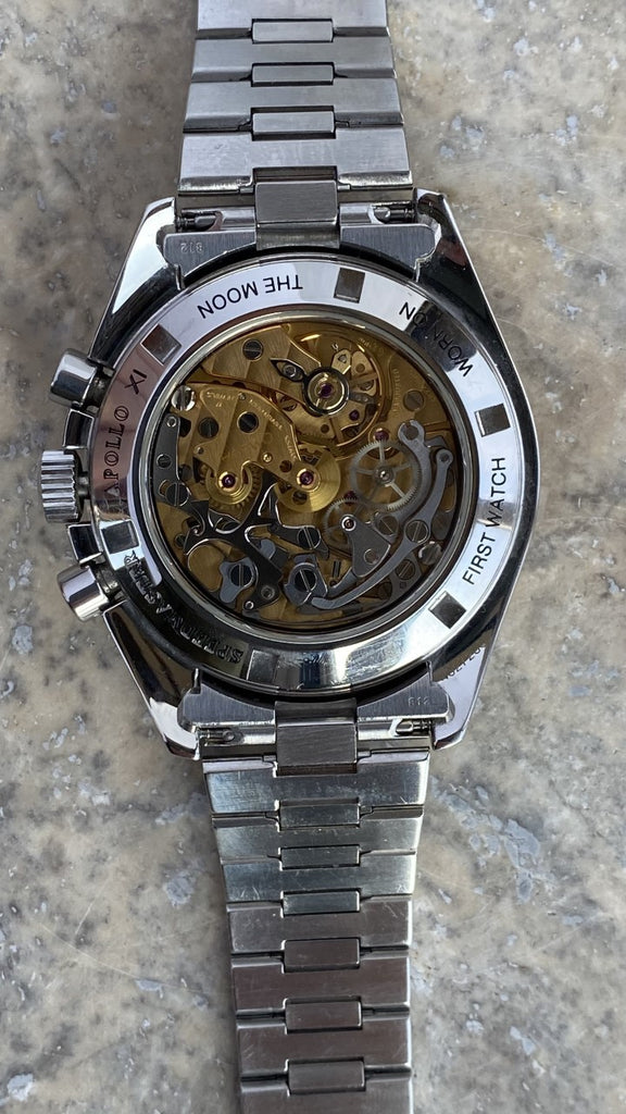 Omega Apollo Xi Speedmaster Professional Moonwatch ST 345.0808 with exhibition case - TM Vintage Watches