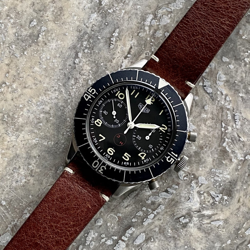 Heuer Bundeswehr wrist watch - TM Vintage Watches