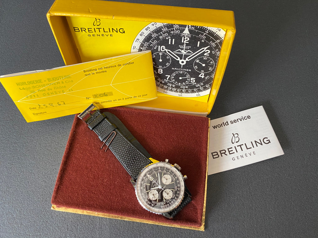 Breitling Navitimer 806  with Box and Papers - TM Vintage Watches
