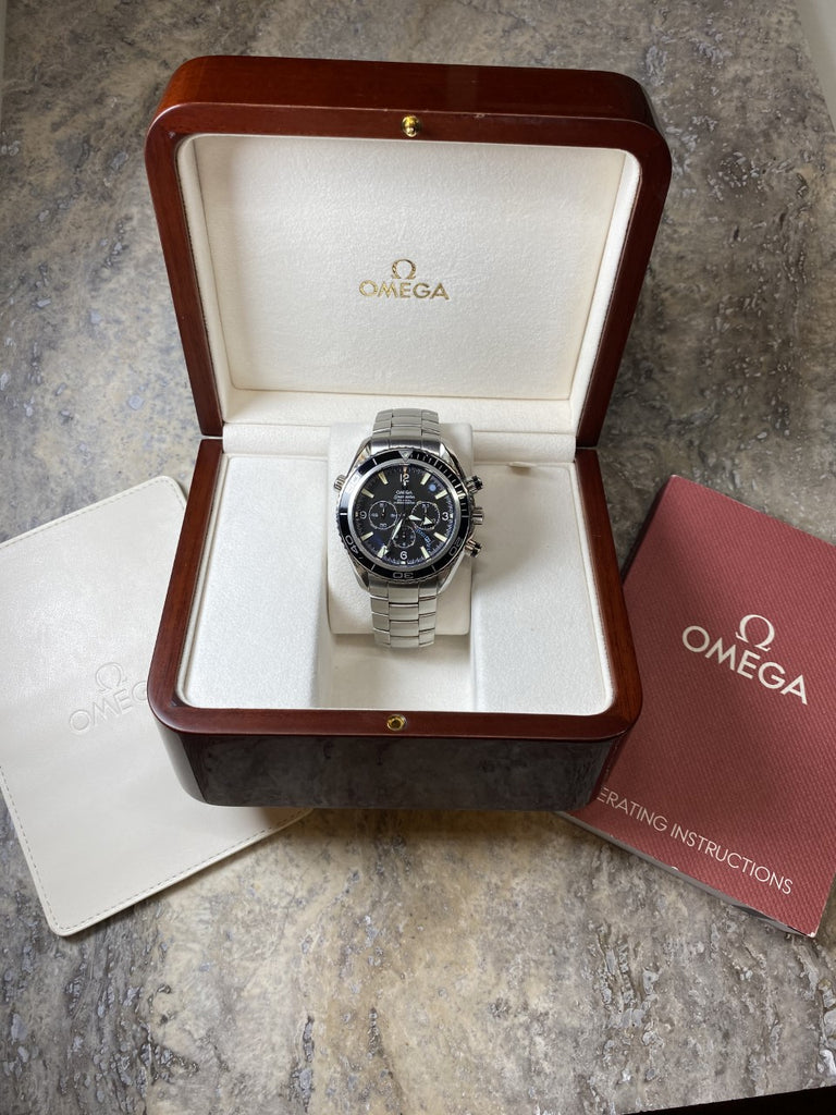 Omega Seamaster Planet Ocean with Box  - TM Vintage Watches