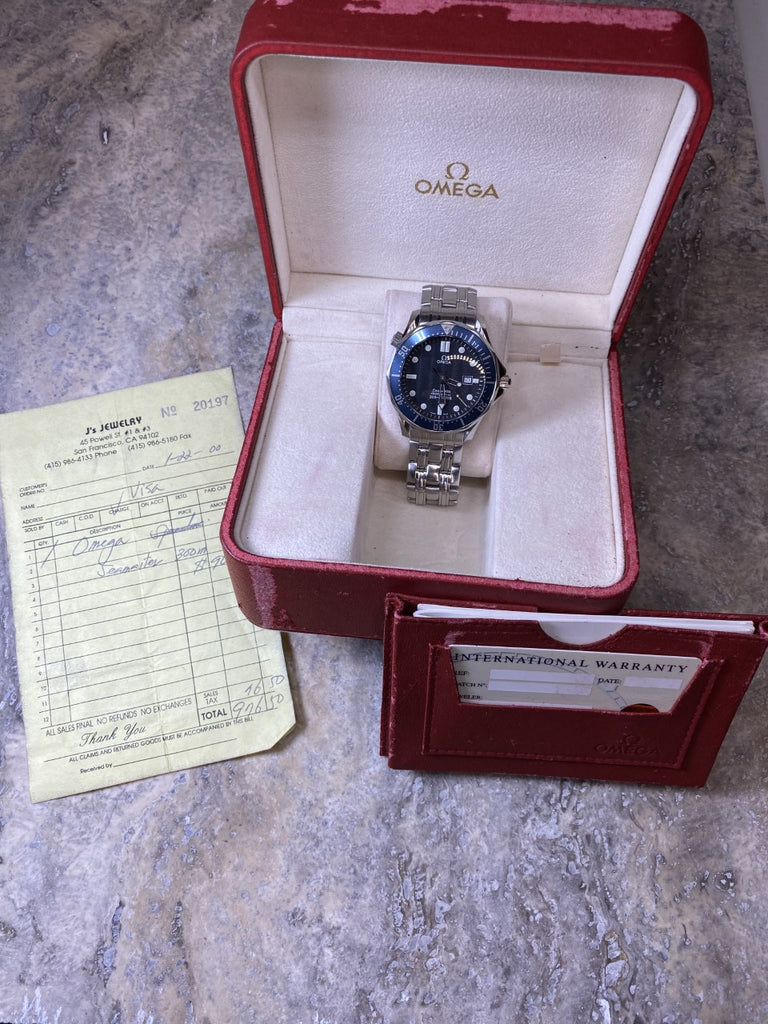 Omega Seamaster 2541.80 with Box and Papers - TM Vintage Watches