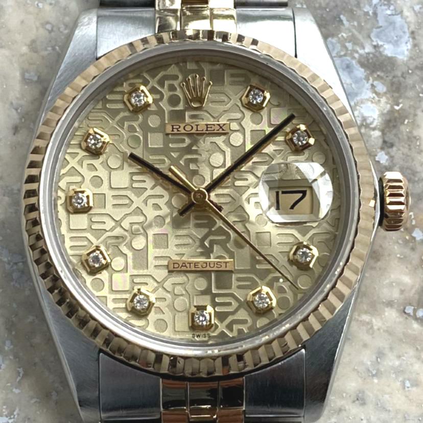 Rolex 16013 Datejust Anniversary Jubilee Dial TM Vintage