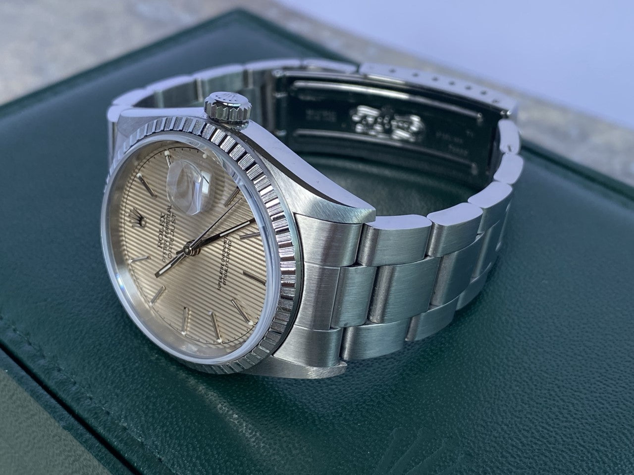 Rolex 16220 tapestry dial sales