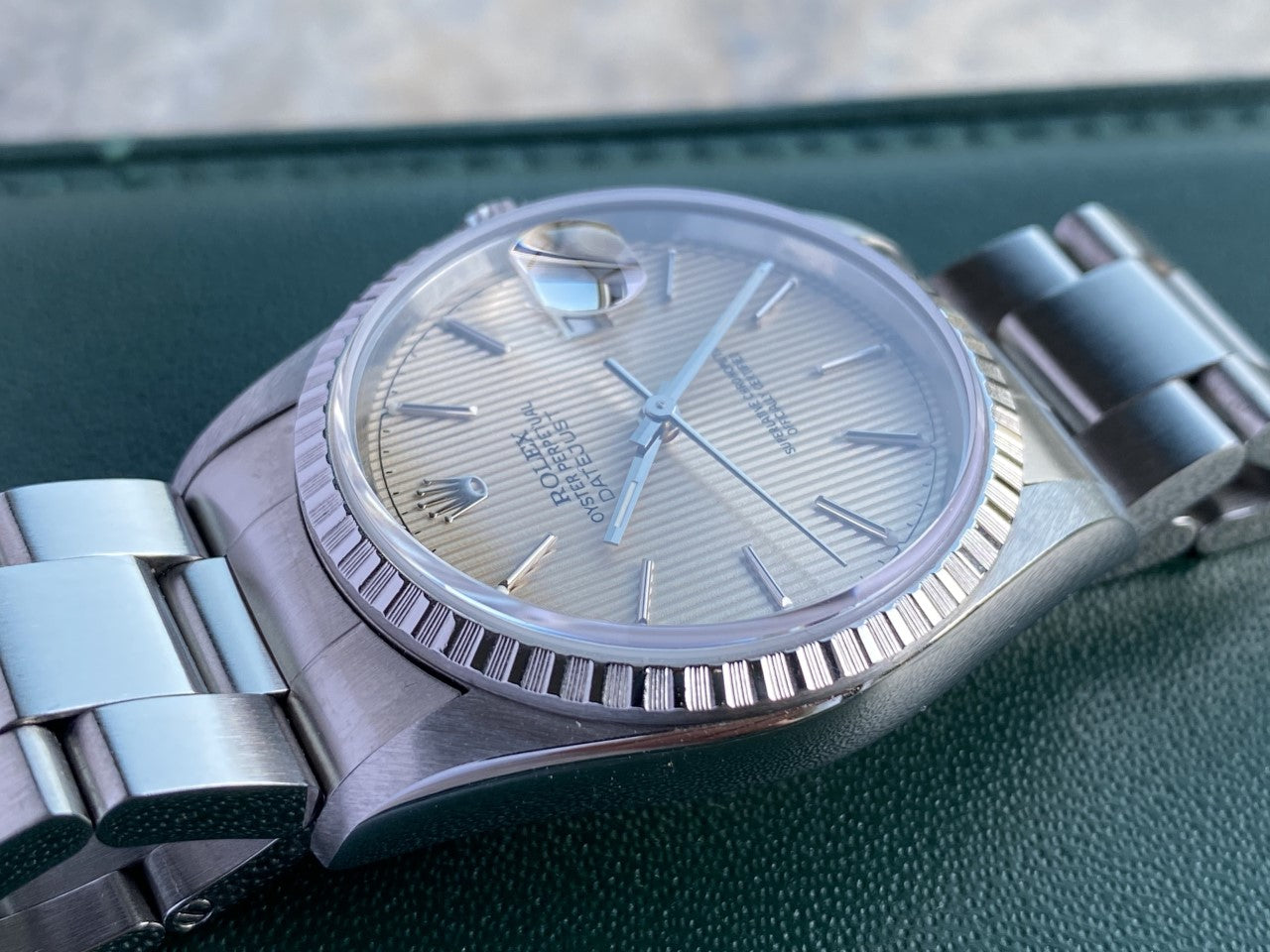 Rolex 16220 tapestry dial sales